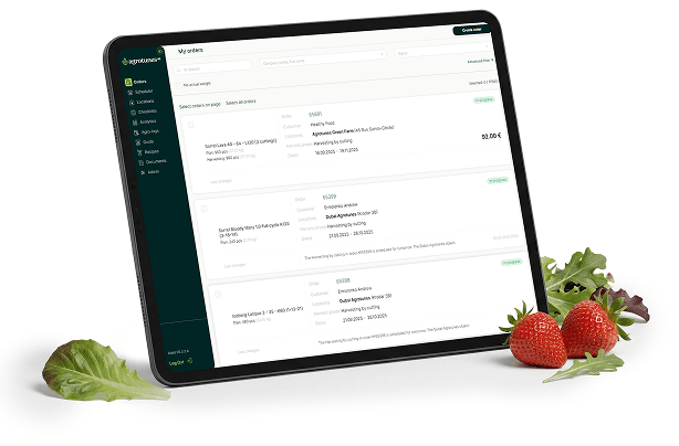 Agrotunes tablet mockup
